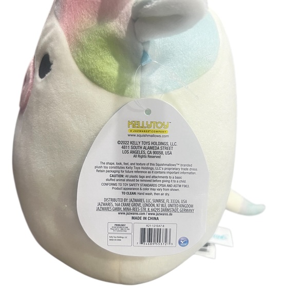 Squishmallows Candess the cow with multicolor spots Kelly toy 8 inch - Picture 5 of 6